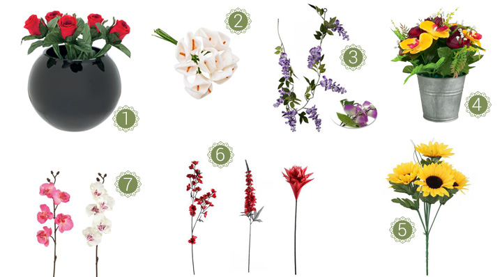 Sélection pour bien choisir ses fleurs artificielles - Consil - Blog de la Foir'fouille