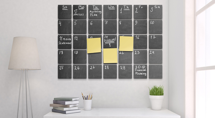 Réalisez facilement un calendrier ardoise - DIY conseils La Foir'fouille