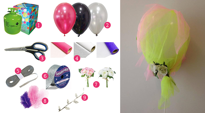 DIY - Réaliser un ballon de mariage avec du tulle - Blog La Foir'Fouille - Tendance