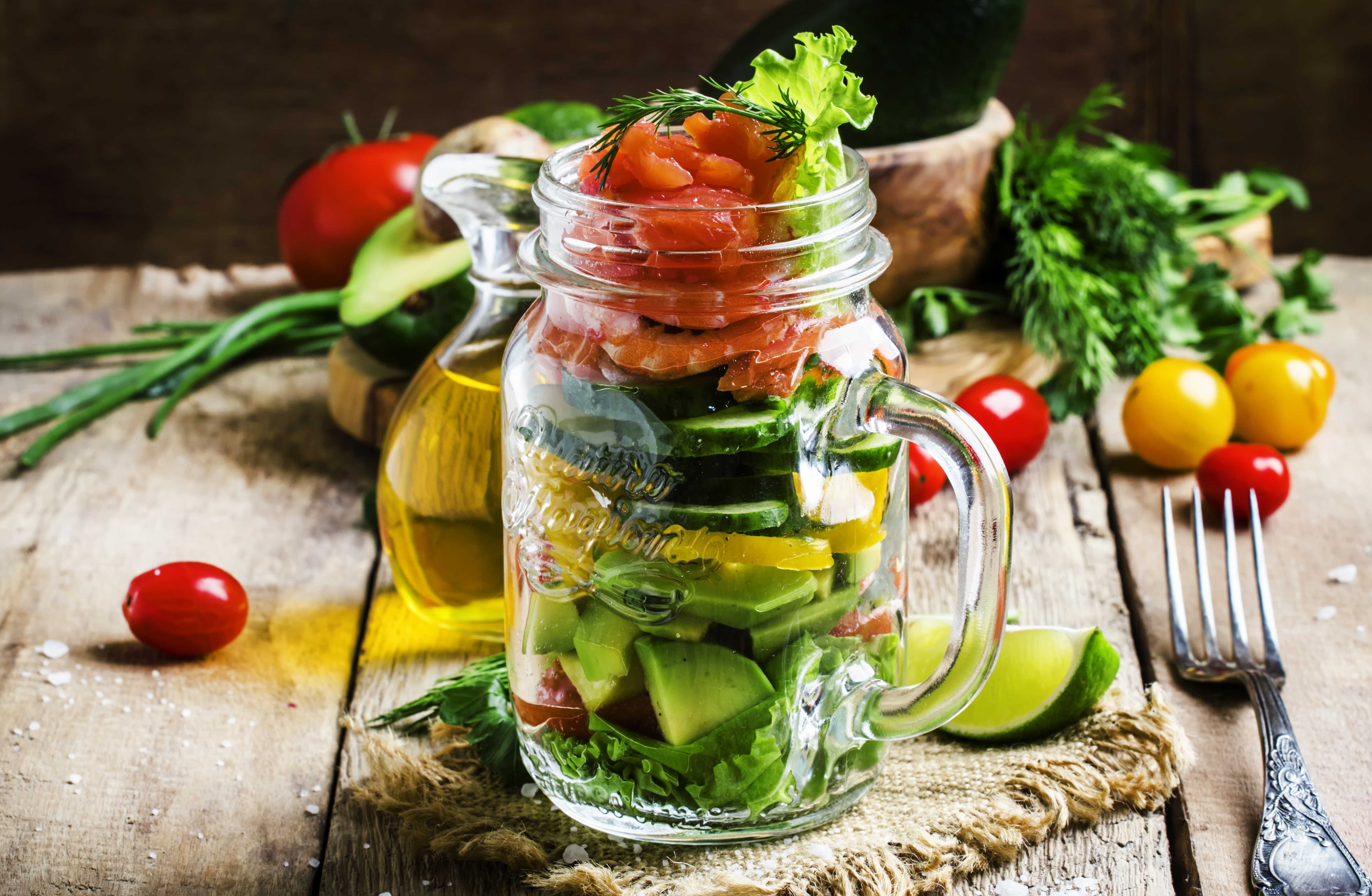 4 recettes de salad jar - On adore - Blog La Foir'Fouille