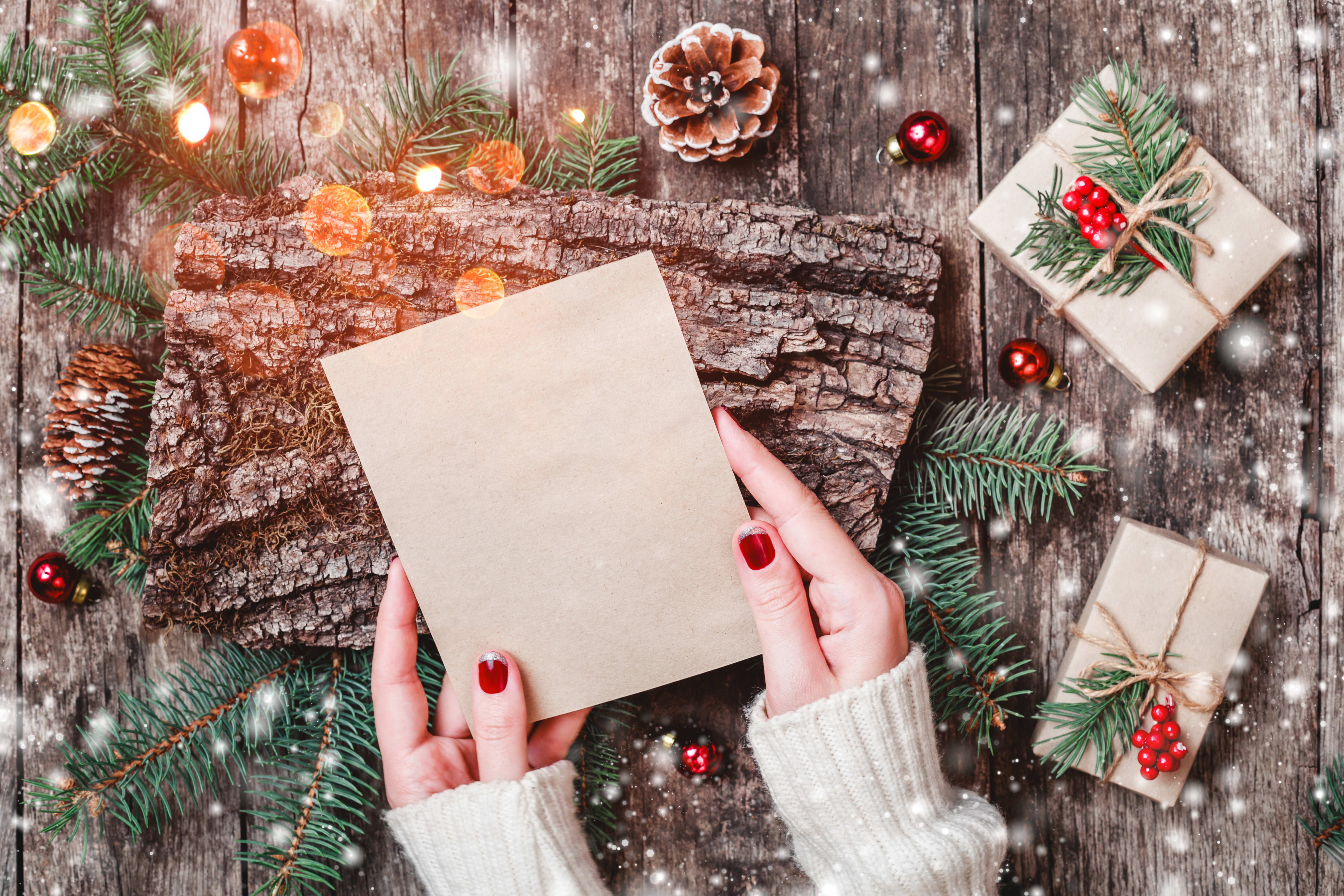 11 cartes de vœux à imprimer pour Noël et le Nouvel An