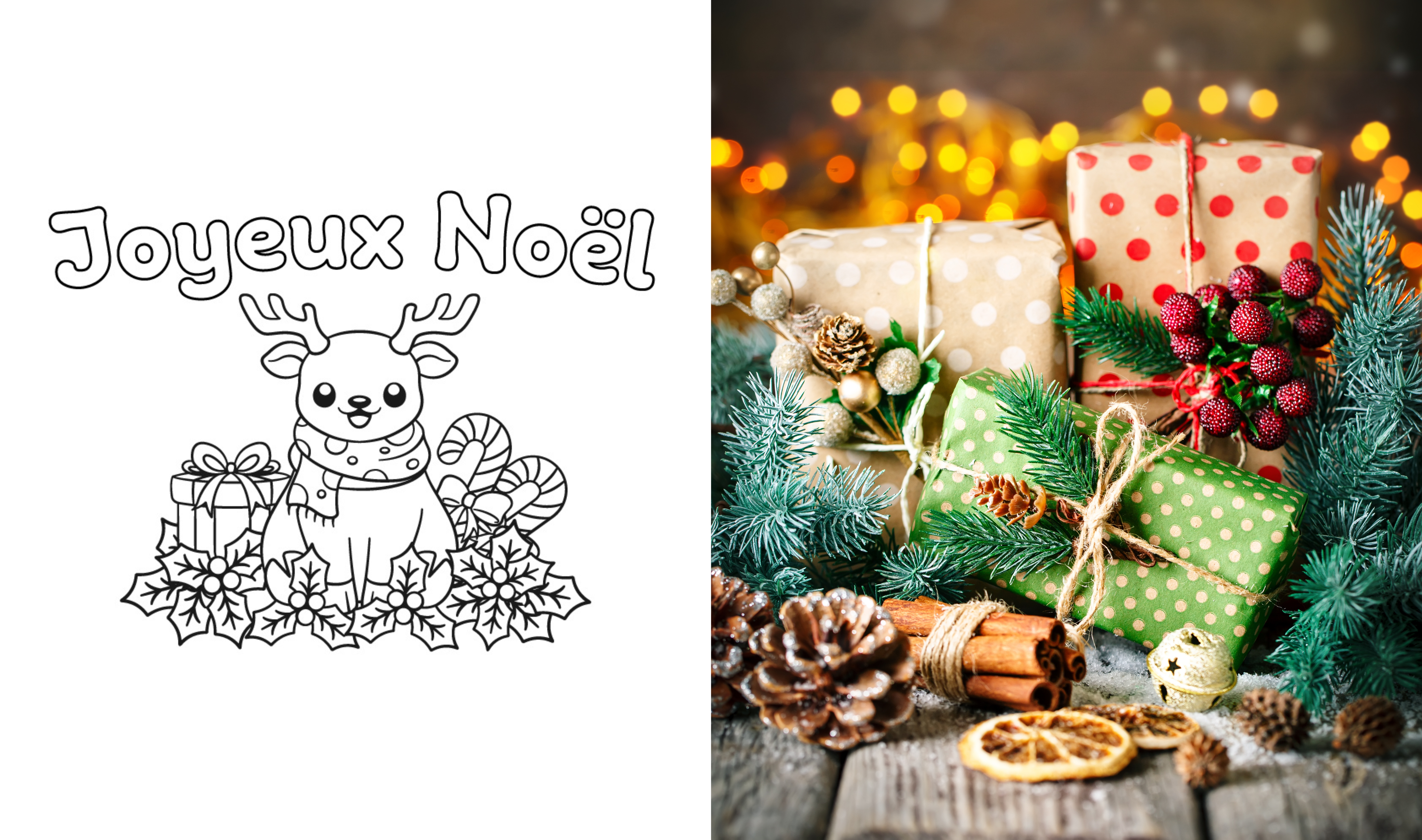 Blog La Foir'Fouille - 5 coloriages de Noël - DIY